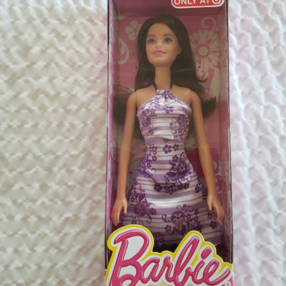 Purple Dress Barbie Doll. Girl Toy - Picture 3 of 5